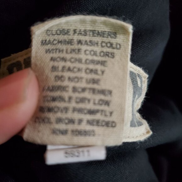 Duluth Trading Pants Mens XLx36 Black Convertible Cargo Lightweight Nylon - Picture 4 of 10